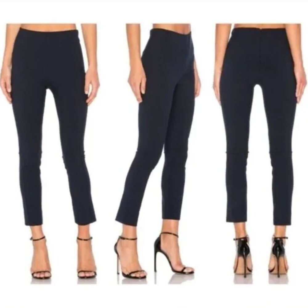 Rag & Bone High Waist Simone Skinny Ponte Pant in Navy